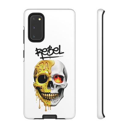 Rebel Skull Phone Case - White