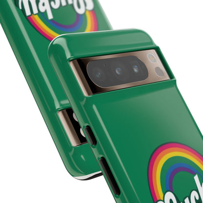 Lucky Rainbow Tough Phone Cases, iPhone, Samsung Galaxy, Google Pixel, Choose any phone model