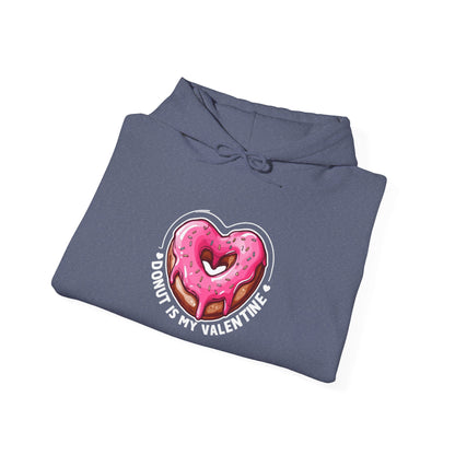 "Donut Is My Valentine" Hooded Sweatshirt