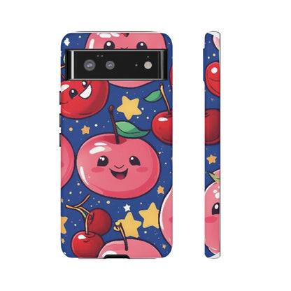 "Cute Cherry In The Sky" Phone Case, Tough Cases - iPhone, Samsung Galaxy, and Google Pixel