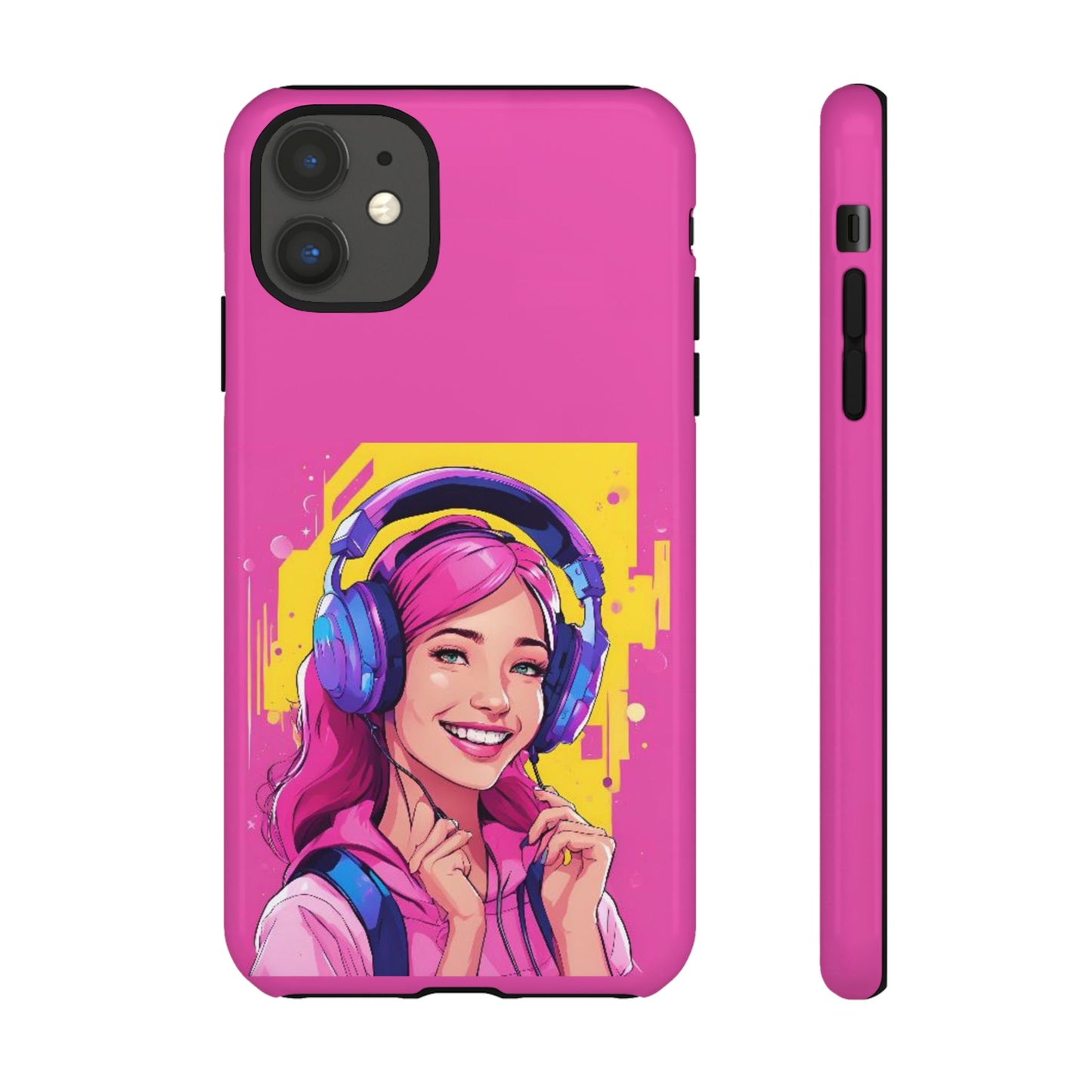 "Gamer Girl" Pink Phone Case – Stylish & Ultra-Durable!Toug Cases. iPhone, Samsung Galaxy, Google Pixel