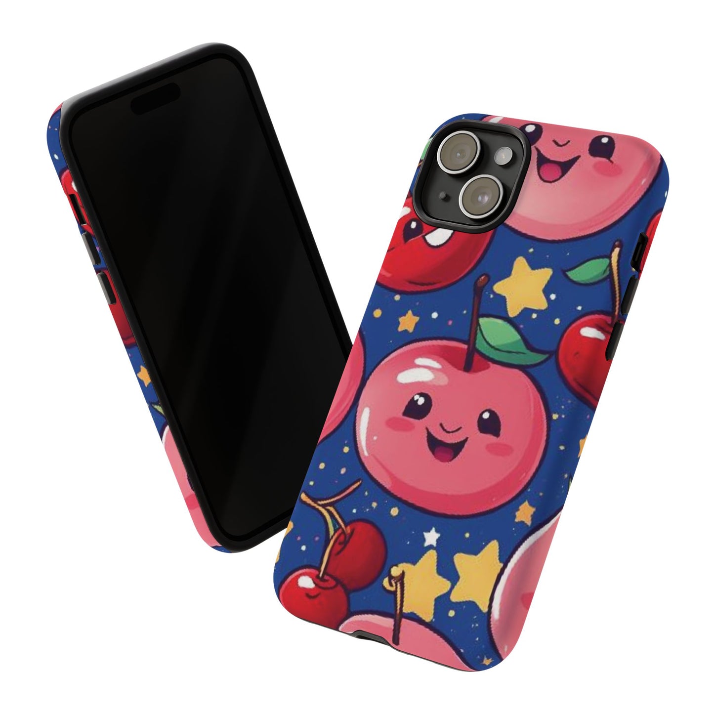 "Cute Cherry In The Sky" Phone Case, Tough Cases - iPhone, Samsung Galaxy, and Google Pixel