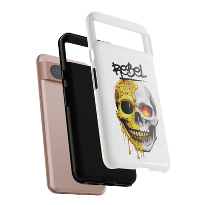 Rebel Skull Phone Case - White