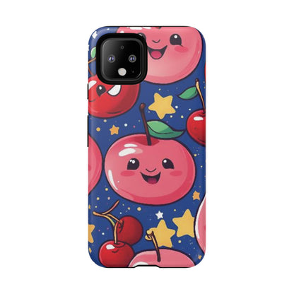 "Cute Cherry In The Sky" Phone Case, Tough Cases - iPhone, Samsung Galaxy, and Google Pixel