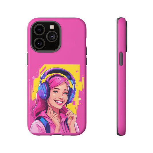 "Gamer Girl" Pink Phone Case – Stylish & Ultra-Durable!Toug Cases. iPhone, Samsung Galaxy, Google Pixel