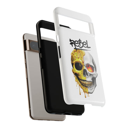 Rebel Skull Phone Case - White