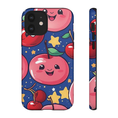 "Cute Cherry In The Sky" Phone Case, Tough Cases - iPhone, Samsung Galaxy, and Google Pixel