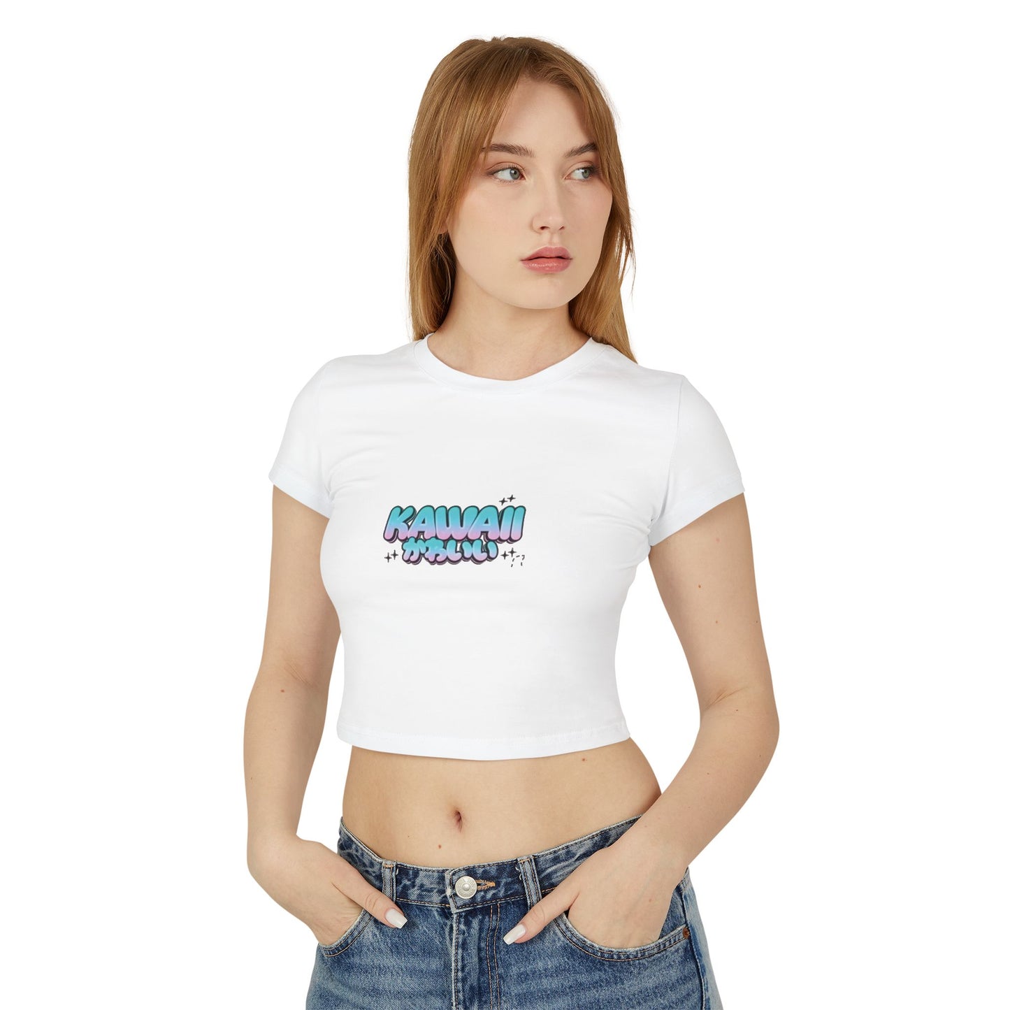 "Kawaii" Crop Top T-Shirt