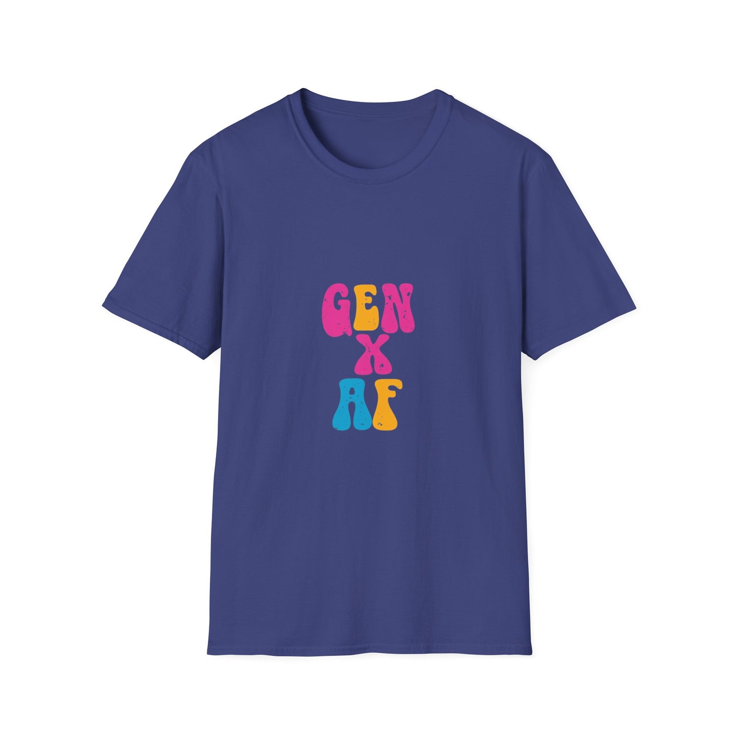 GEN X AF Unisex Softstyle T-Shirt - Retro Vintage Vibe for Nostalgic Millennials