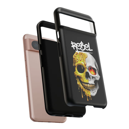 Rebel Skull Phone Case - Black