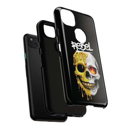 Rebel Skull Phone Case - Black