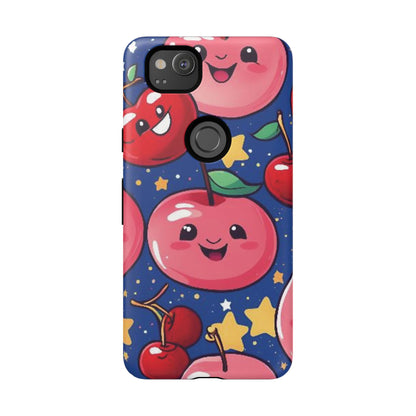 "Cute Cherry In The Sky" Phone Case, Tough Cases - iPhone, Samsung Galaxy, and Google Pixel