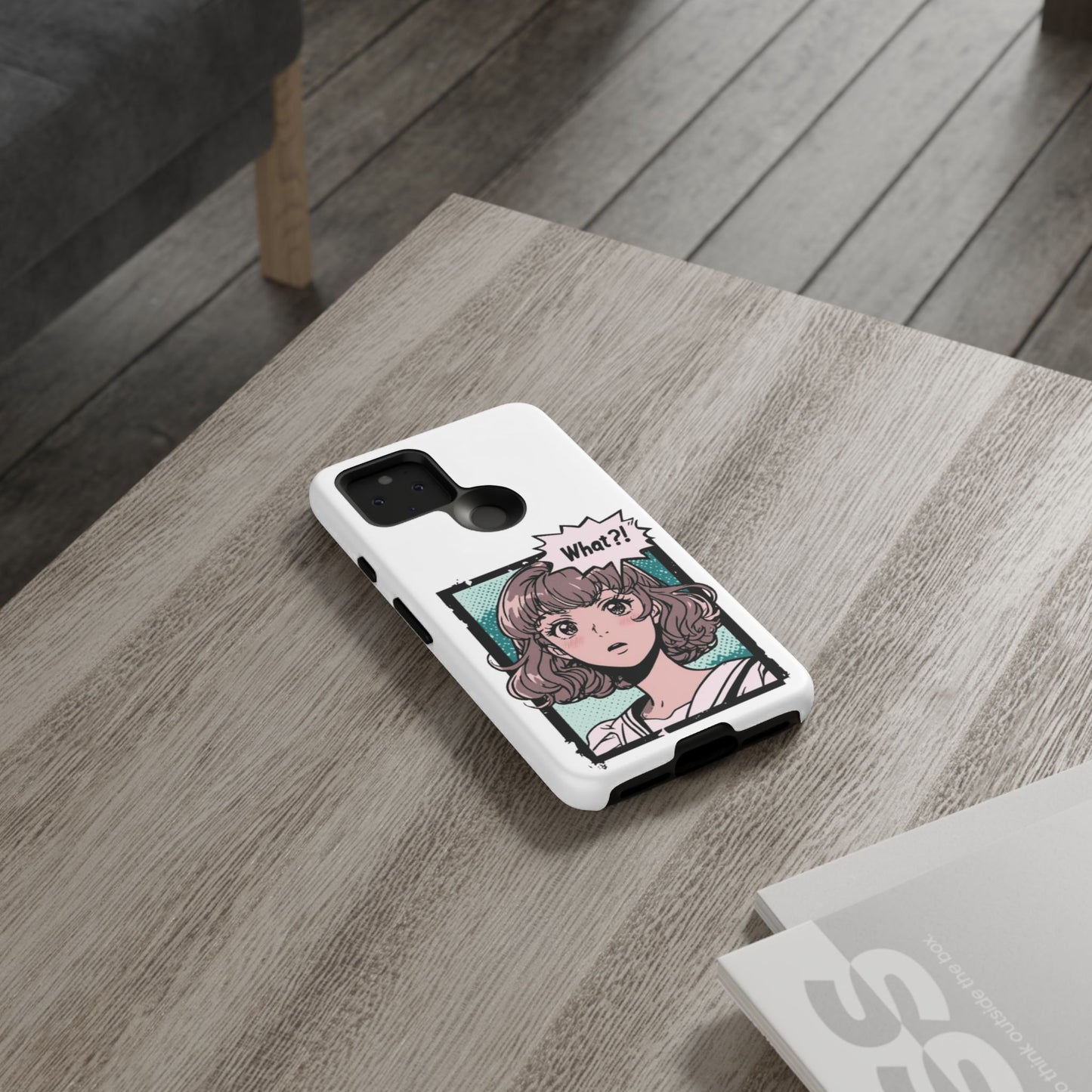 "What?!" Anime Phone Caes - Durable, Tough Cases - iPhone, Samsung Galaxy, and Google Pixel