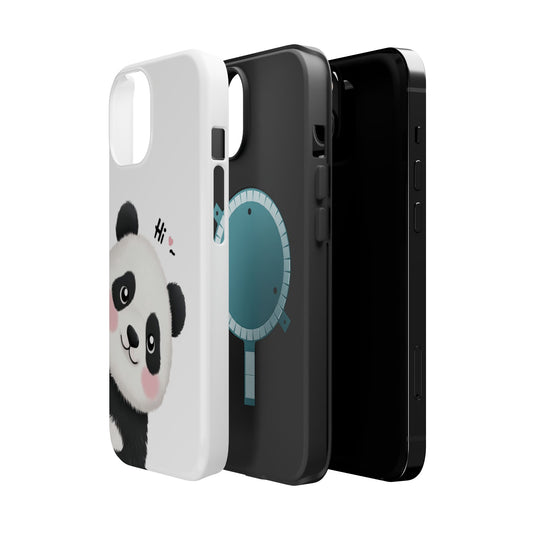 "Cute Panda" Magnetic Phone Cases for iPhones