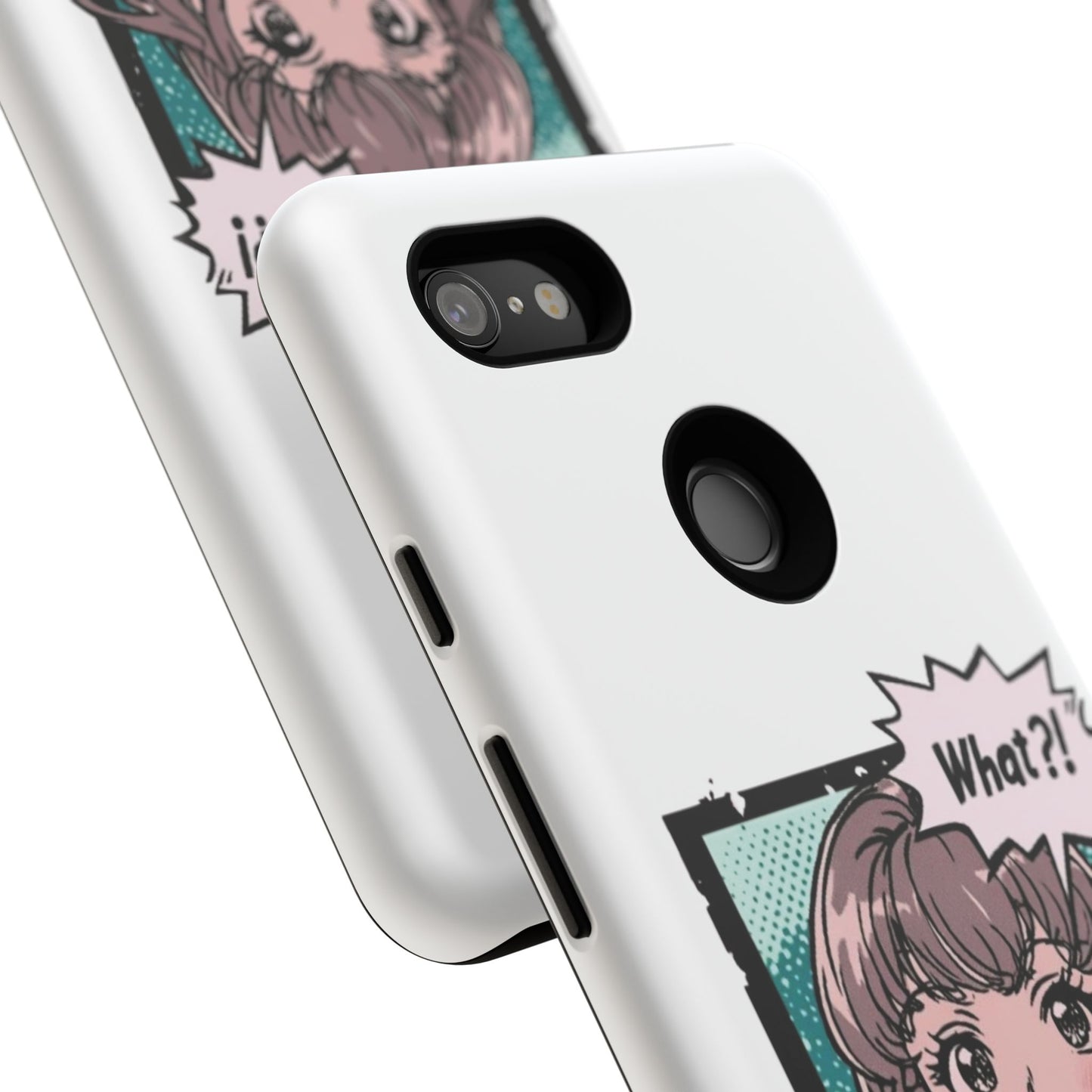 "What?!" Anime Phone Caes - Durable, Tough Cases - iPhone, Samsung Galaxy, and Google Pixel