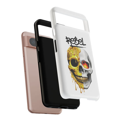 Rebel Skull Phone Case - White