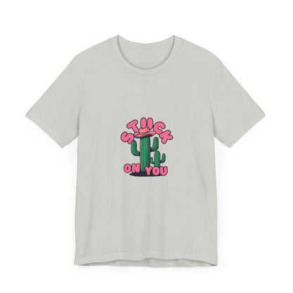 Stuck on You Cactus Tee - Unisex Jersey Short Sleeve T-Shirt