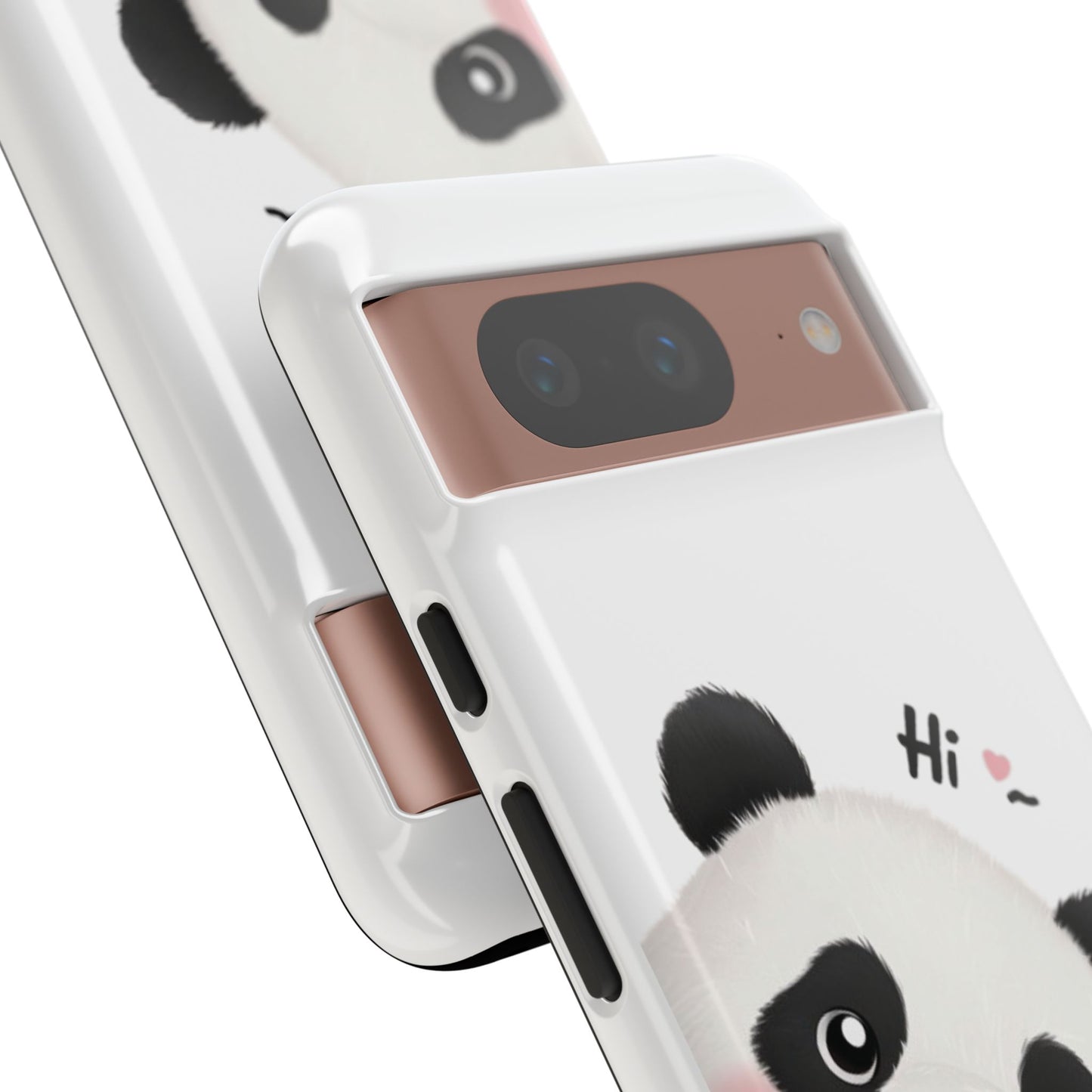 "Hi Cute Panda" Phone Case for iPhone, Samsung Galaxy, and Google Pixel devices