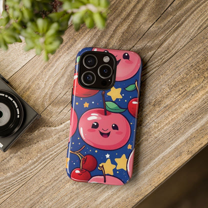 "Cute Cherry In The Sky" Phone Case, Tough Cases - iPhone, Samsung Galaxy, and Google Pixel