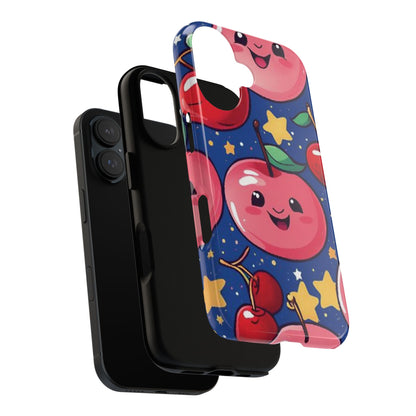 "Cute Cherry In The Sky" Phone Case, Tough Cases - iPhone, Samsung Galaxy, and Google Pixel