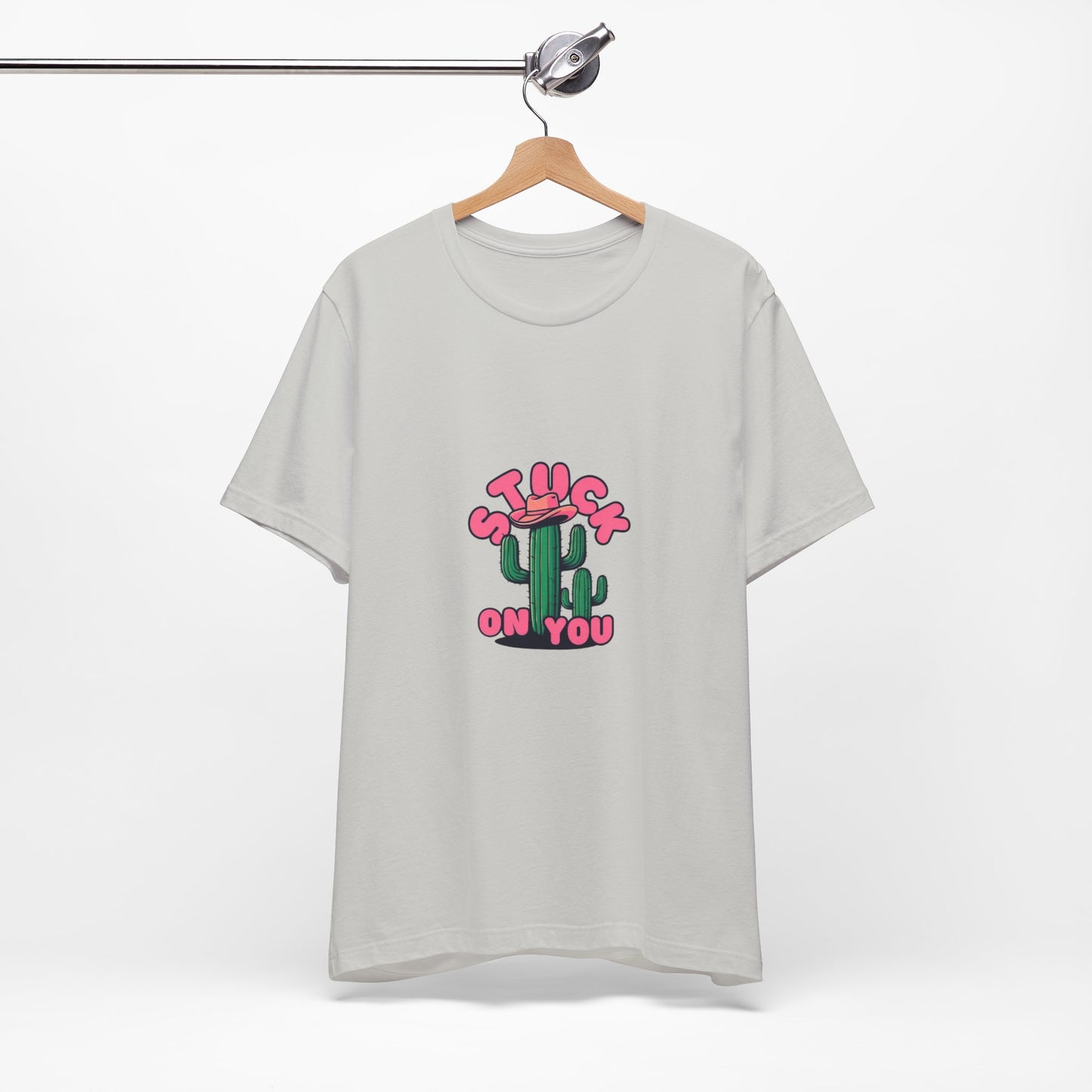 Stuck on You Cactus Tee - Unisex Jersey Short Sleeve T-Shirt