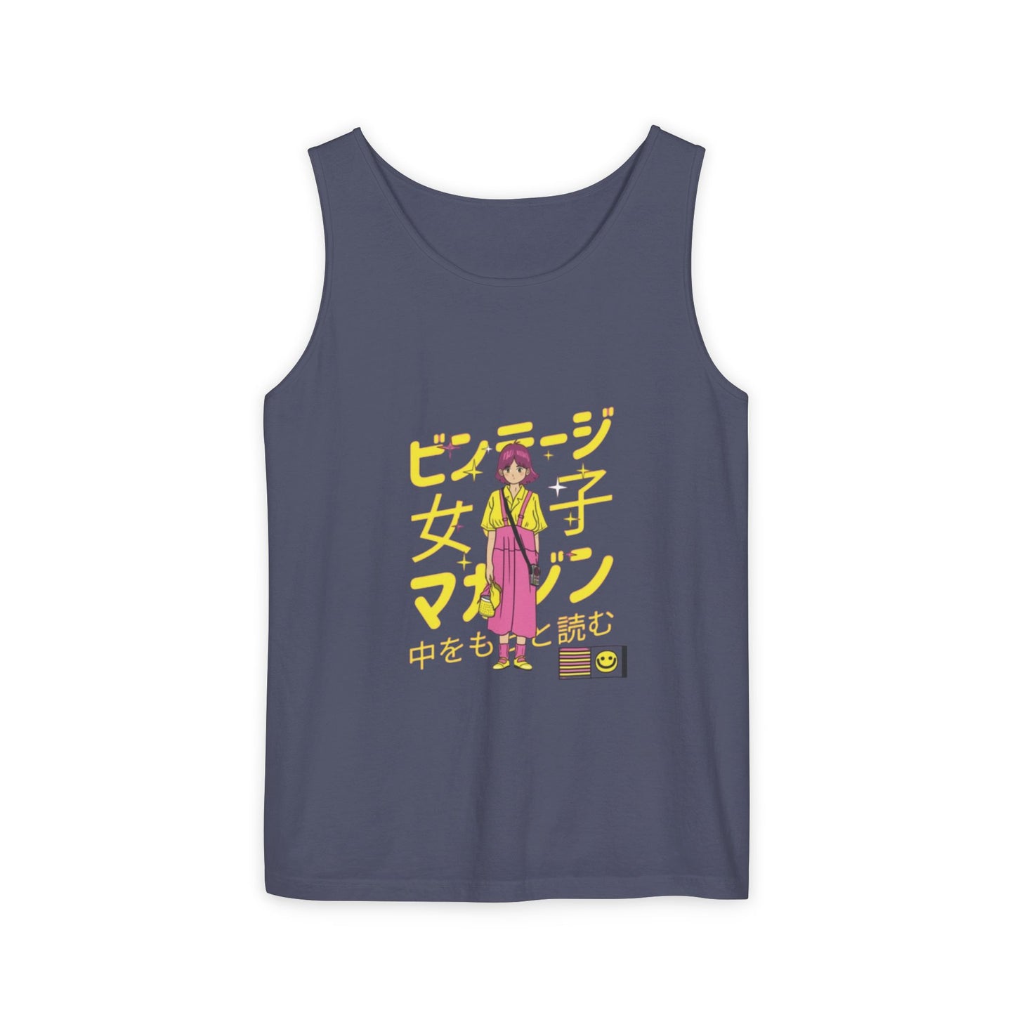 Anime Girl Graphic Tank Top for Men and Women