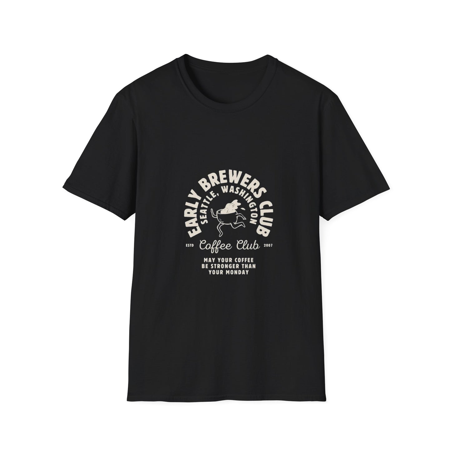 Early Brewers Coffee Club - Seattle, Washington  T-Shirt