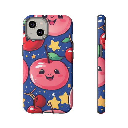 "Cute Cherry In The Sky" Phone Case, Tough Cases - iPhone, Samsung Galaxy, and Google Pixel