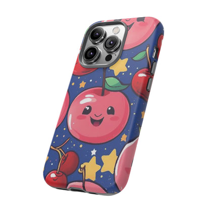 "Cute Cherry In The Sky" Phone Case, Tough Cases - iPhone, Samsung Galaxy, and Google Pixel