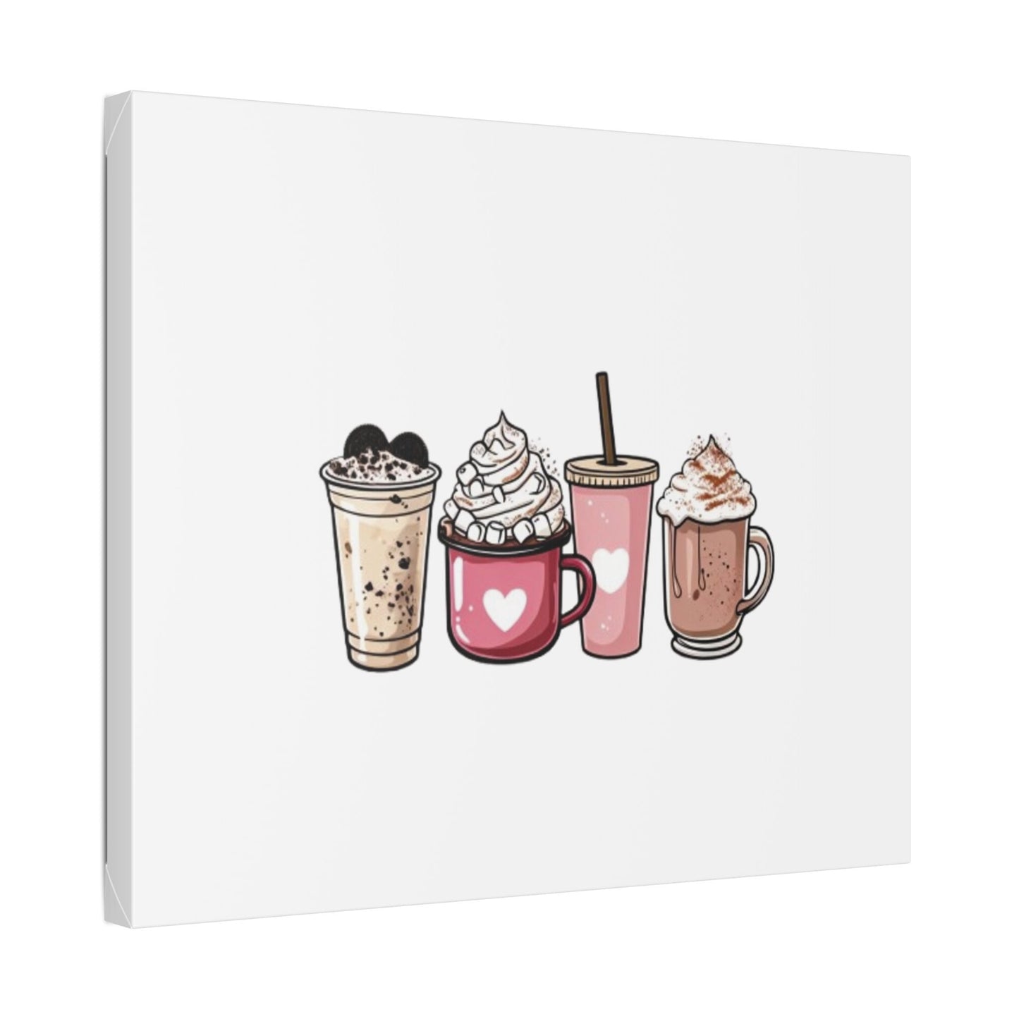 "Coffee Love" Classic Stretched Canvas. With 20 different sizes to choose