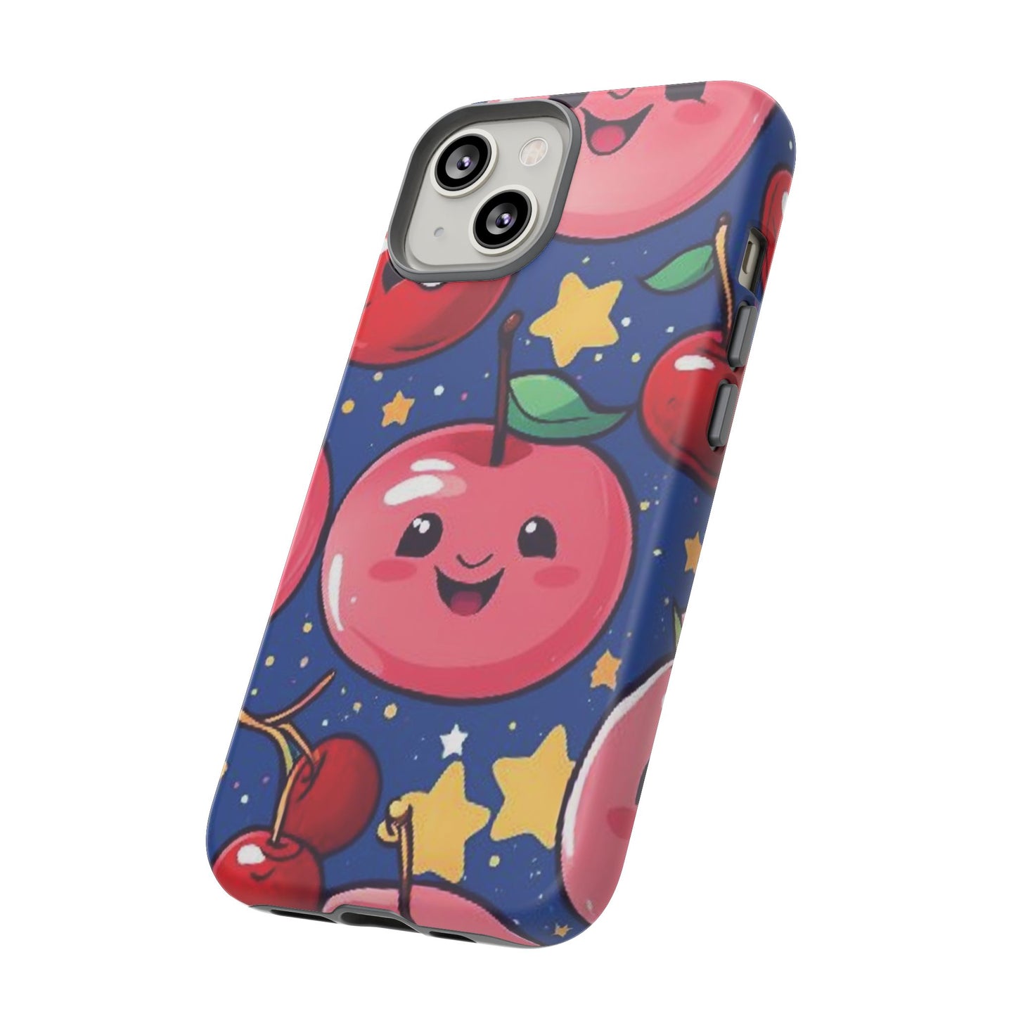 "Cute Cherry In The Sky" Phone Case, Tough Cases - iPhone, Samsung Galaxy, and Google Pixel