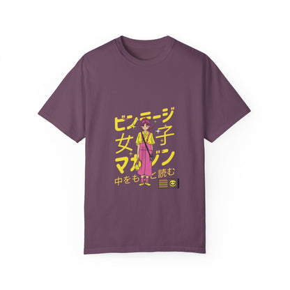 Anime Girl, Graphic T-shirt, Unisex Garment-Dyed