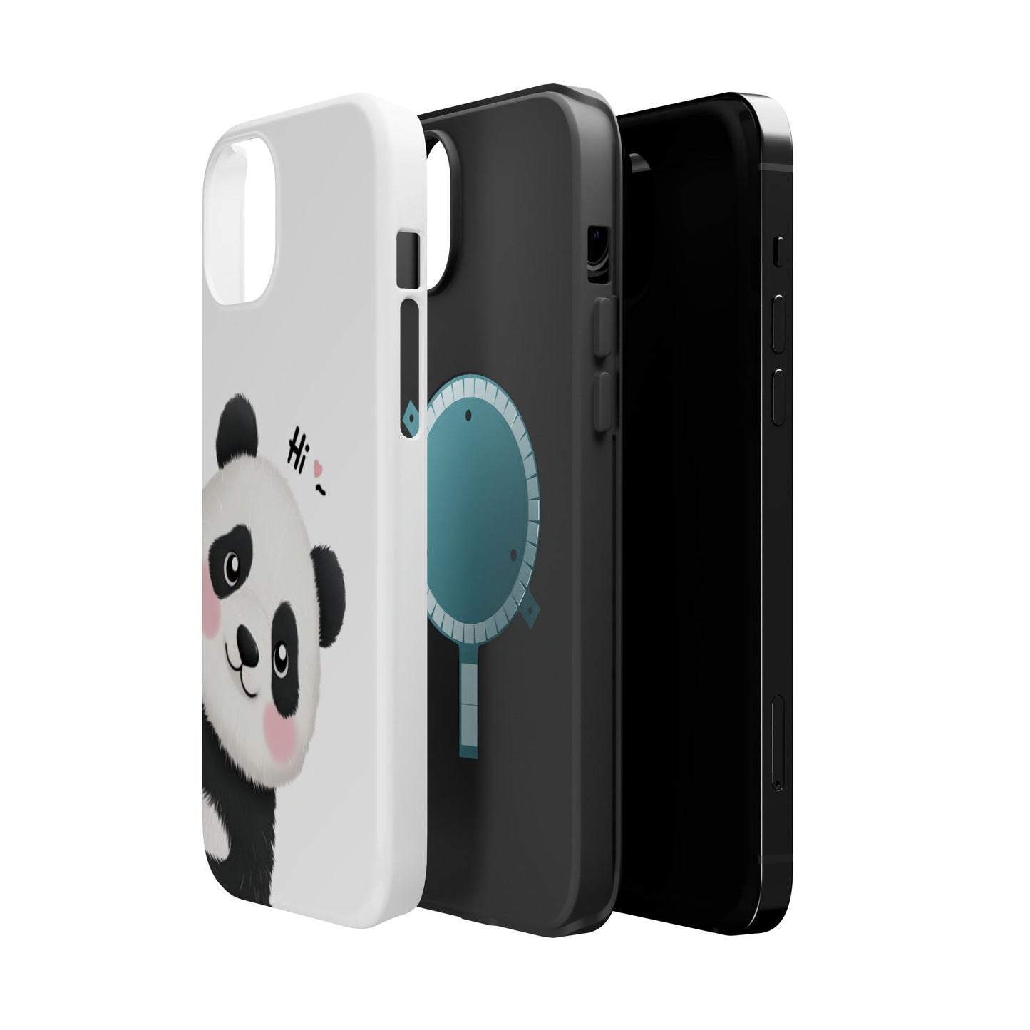 "Cute Panda" Magnetic Phone Cases for iPhones