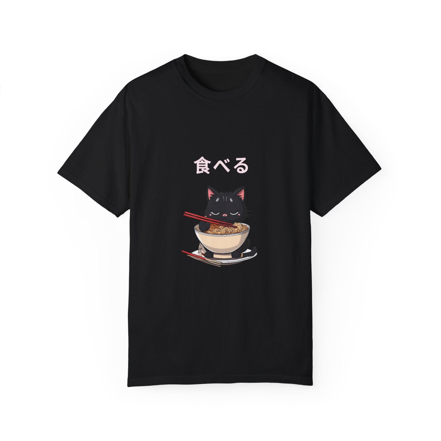 Cute Cat Eating Ramen T-Shirt