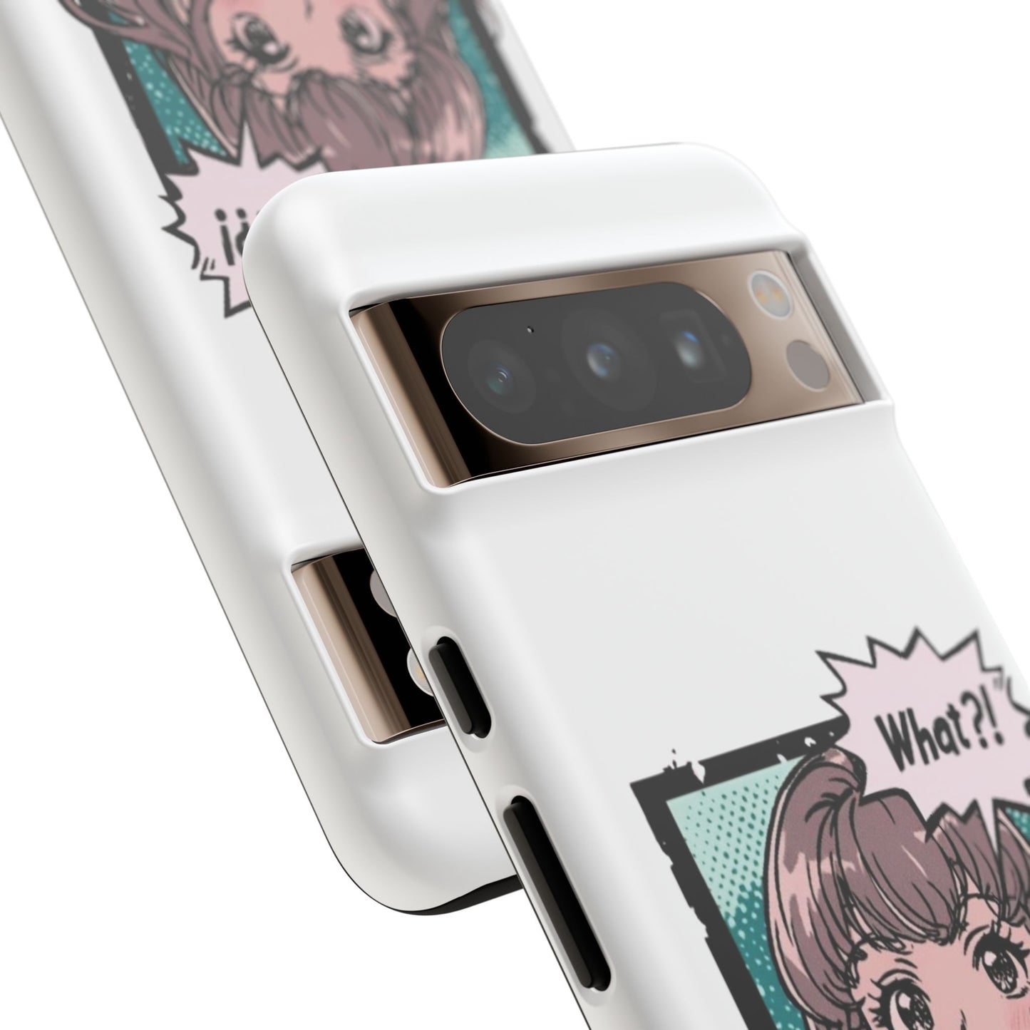 "What?!" Anime Phone Caes - Durable, Tough Cases - iPhone, Samsung Galaxy, and Google Pixel