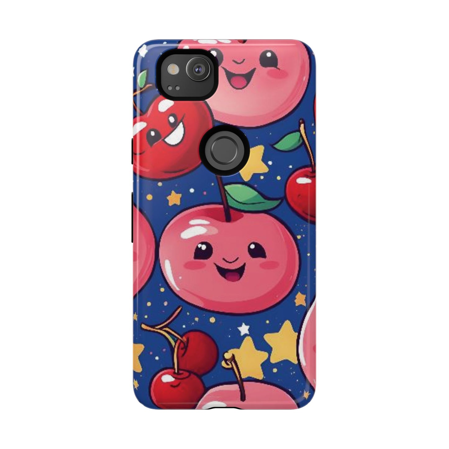 "Cute Cherry In The Sky" Phone Case, Tough Cases - iPhone, Samsung Galaxy, and Google Pixel