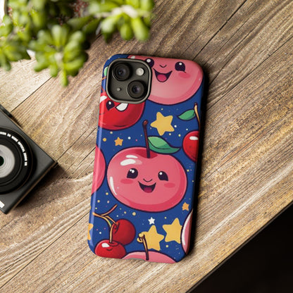 "Cute Cherry In The Sky" Phone Case, Tough Cases - iPhone, Samsung Galaxy, and Google Pixel