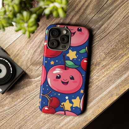 "Cute Cherry In The Sky" Phone Case, Tough Cases - iPhone, Samsung Galaxy, and Google Pixel