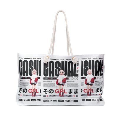 "Casual Girl" Anime - Weekender Bag And Purse