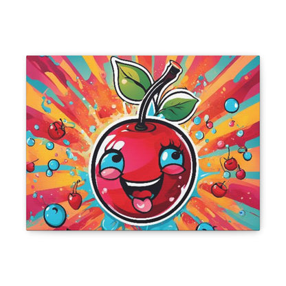 Cherry, Colorful, Wall decor, Matte Canvas, Stretched, 1.25"