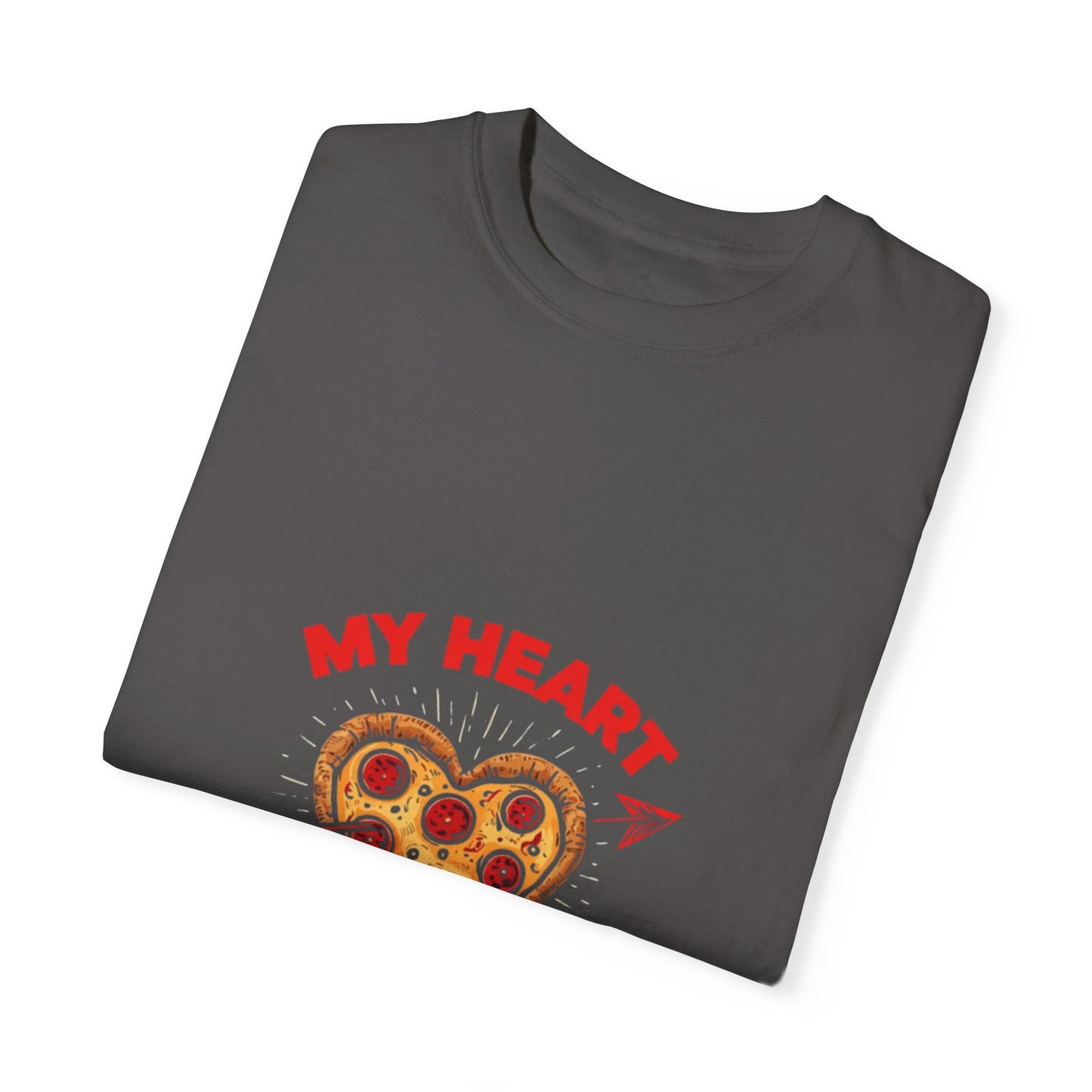 "My Heart Belongs To Pizza" T-shirt