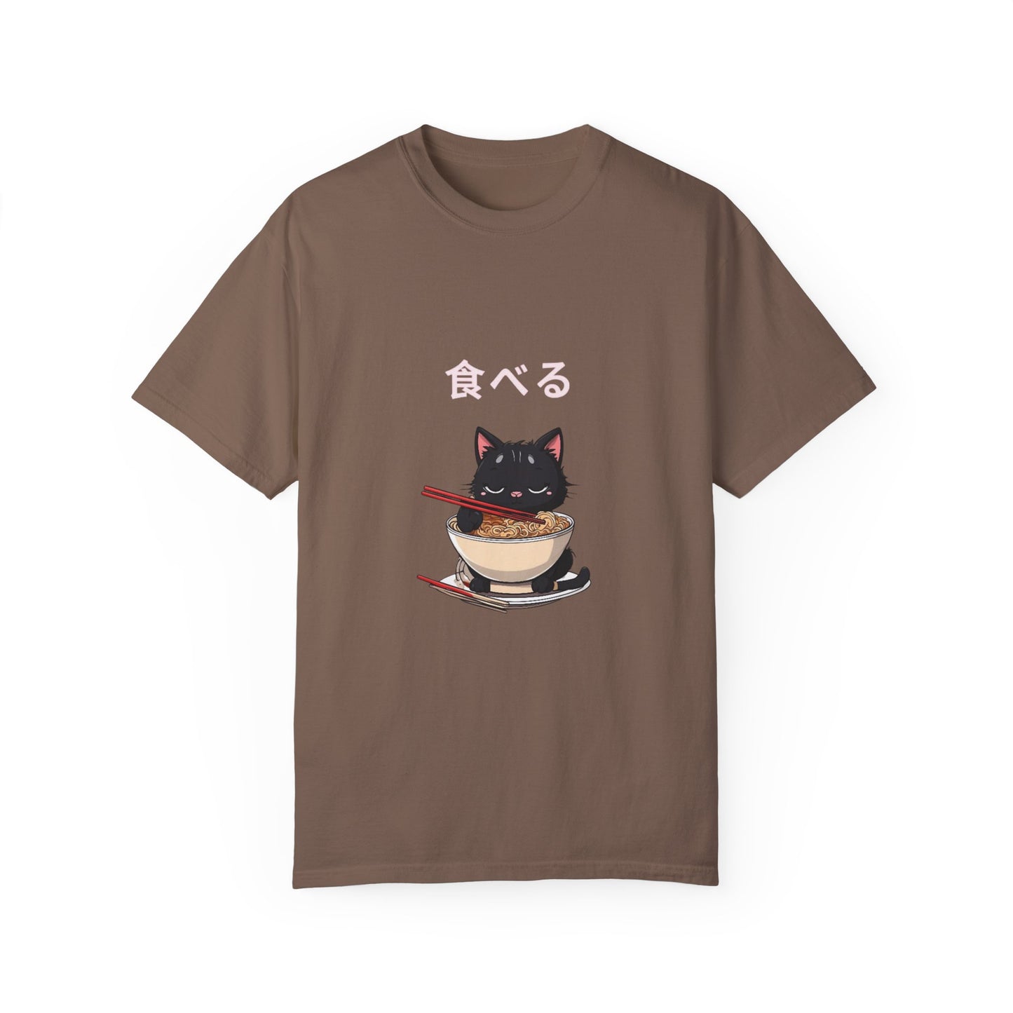 Cute Cat Eating Ramen T-Shirt