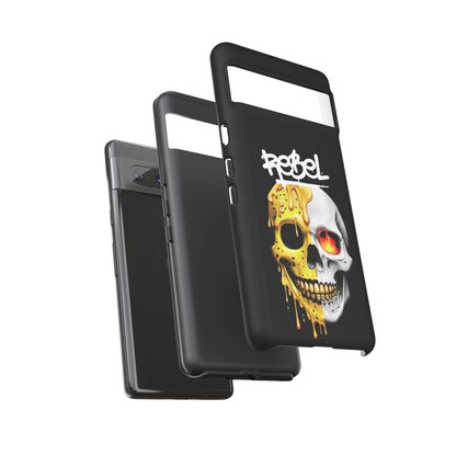 Rebel Skull Phone Case - Black