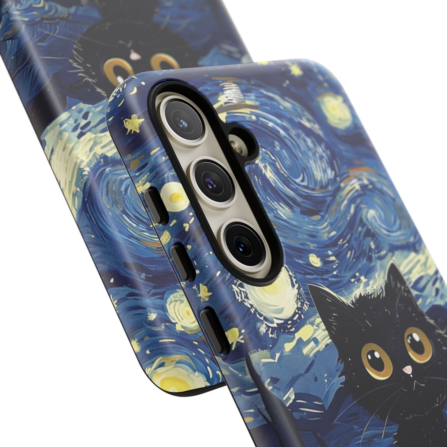 Cat under the stars, cute phone cases, Extra durable, Tough Cases, Pick your size