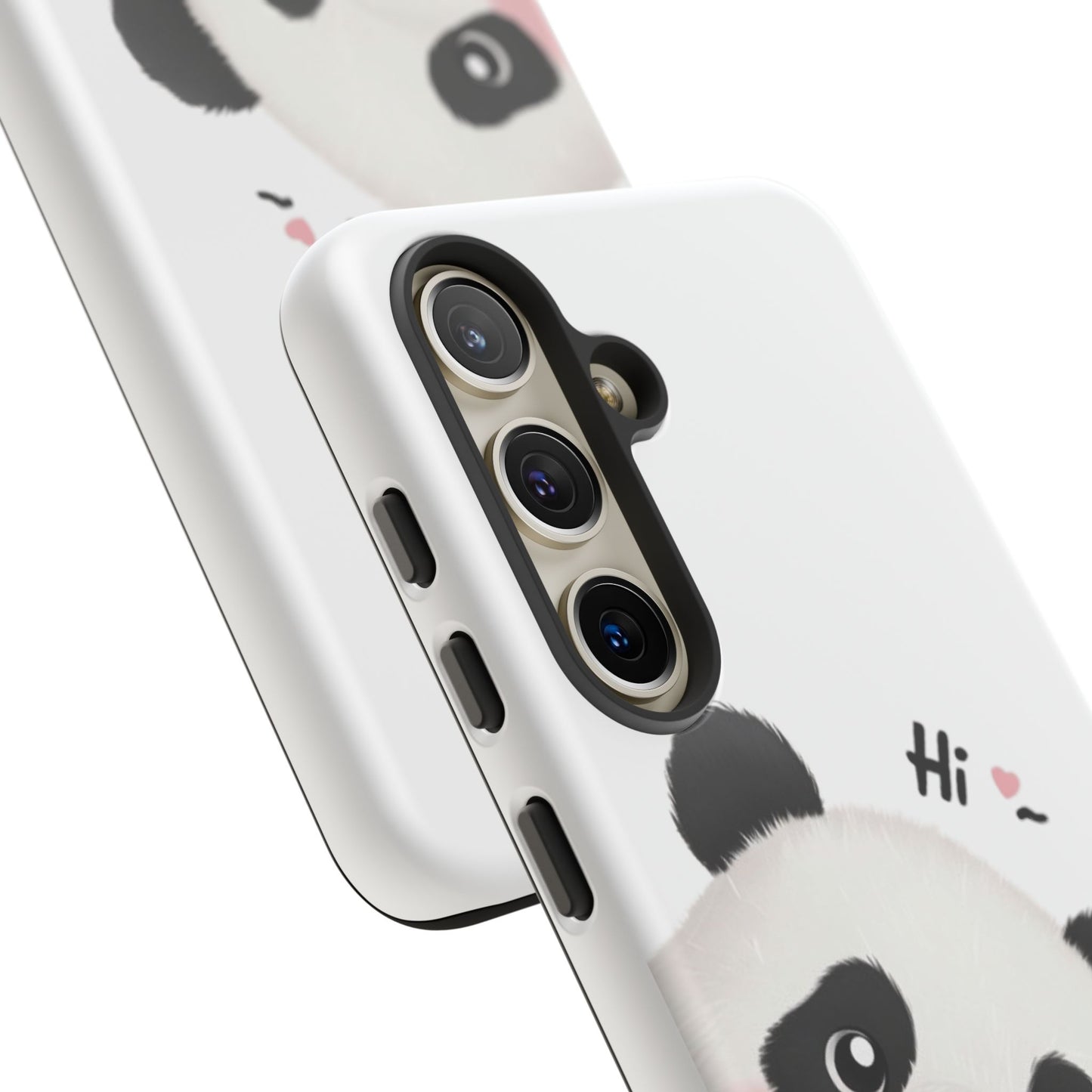 "Hi Cute Panda" Phone Case for iPhone, Samsung Galaxy, and Google Pixel devices