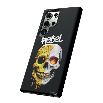 Rebel Skull Phone Case - Black