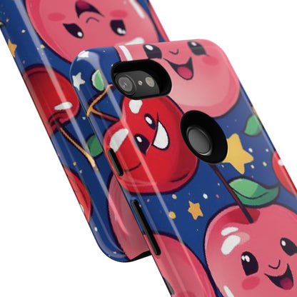 "Cute Cherry In The Sky" Phone Case, Tough Cases - iPhone, Samsung Galaxy, and Google Pixel