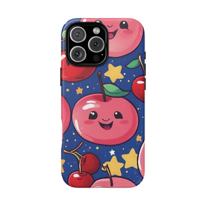 "Cute Cherry In The Sky" Phone Case, Tough Cases - iPhone, Samsung Galaxy, and Google Pixel