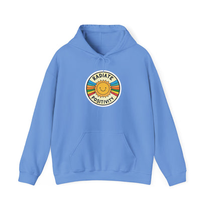 "Radiate Positivity" Hooded Sweatshirt, Unisex Heavy Blend™