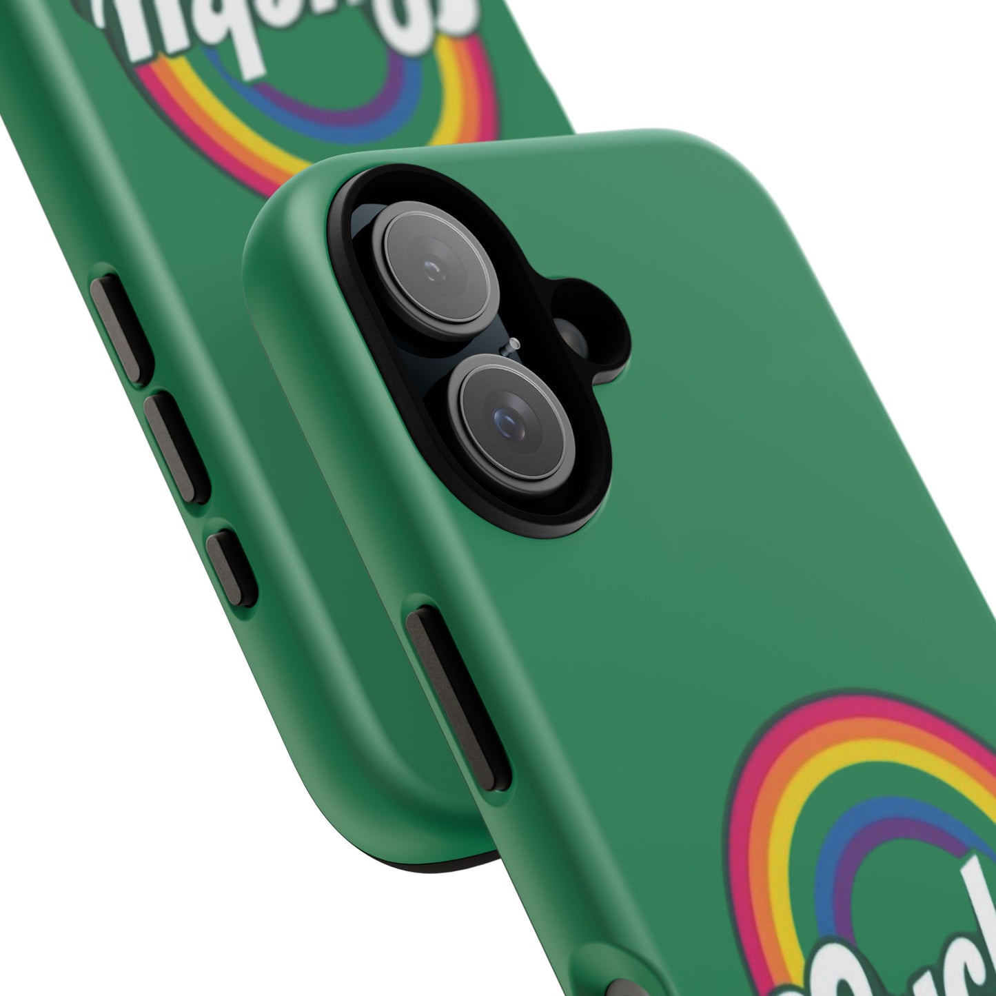 Lucky Rainbow Tough Phone Cases, iPhone, Samsung Galaxy, Google Pixel, Choose any phone model